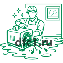 Сушка и уборка после потопа в городе 